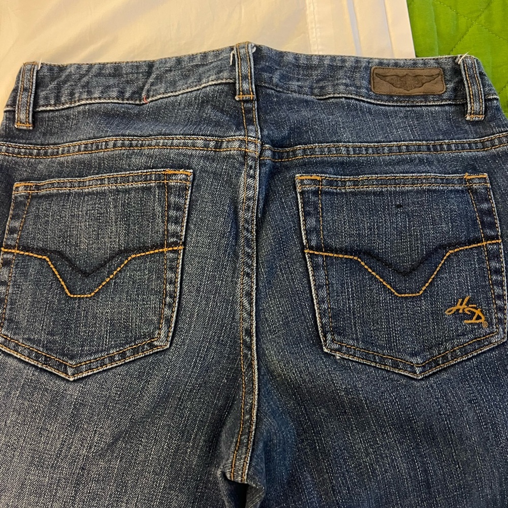Harley Davidson boot cup jeans. Size 6P